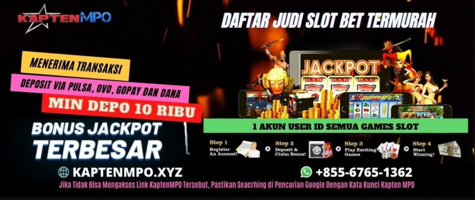 situs judi slot online gampang menang bonus new member 100